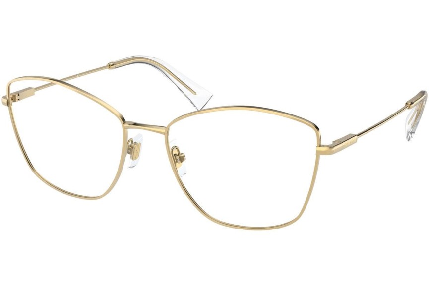 Okulary korekcyjne Miu Miu MU52UV 5AK1O1 Kocie oczy Złote
