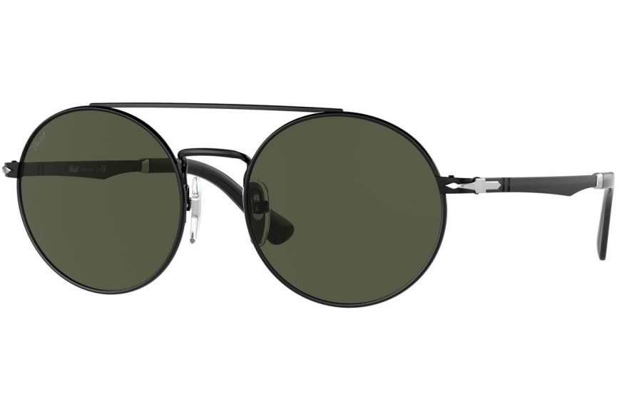 Okulary przeciwsłoneczne Persol PO2496S 113831 Okrągłe Czarne
