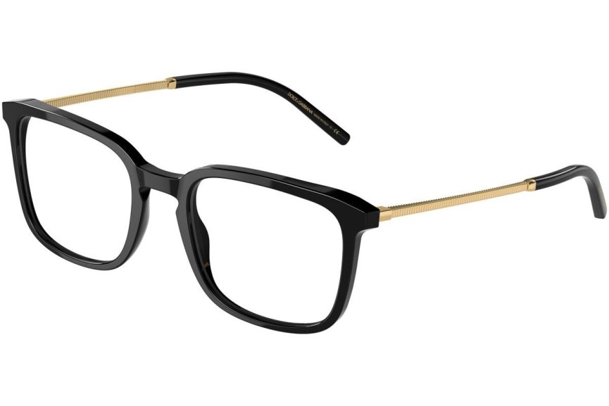 Okulary korekcyjne Dolce & Gabbana DG3349 501 Kwadratowe Czarne