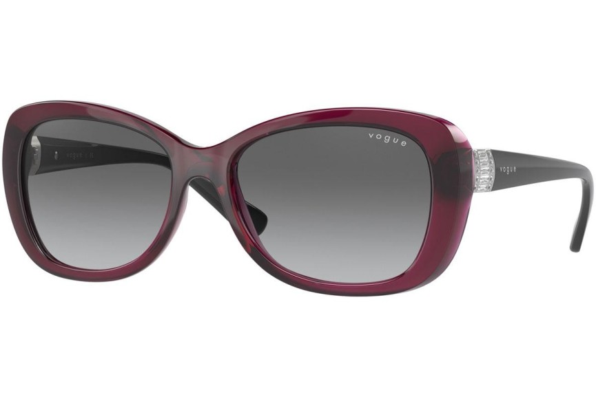 Okulary przeciwsłoneczne Vogue Eyewear VO2943SB 298911 Oversize Czerwone
