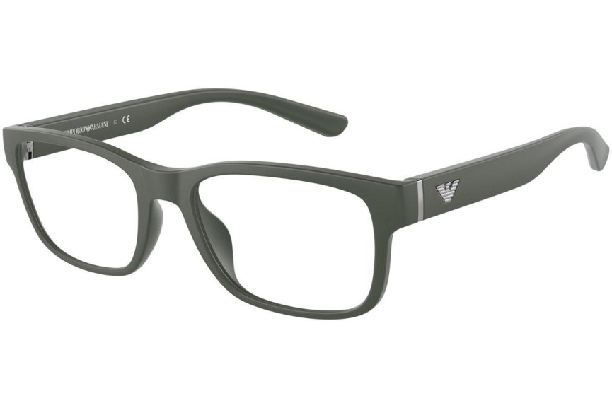 Okulary korekcyjne Emporio Armani EA3201U 5058 Prostokątne Zielone