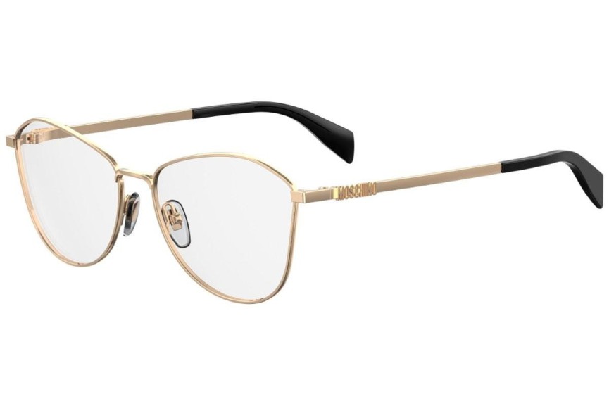 Okulary korekcyjne Moschino MOS520 000 Kocie oczy Złote