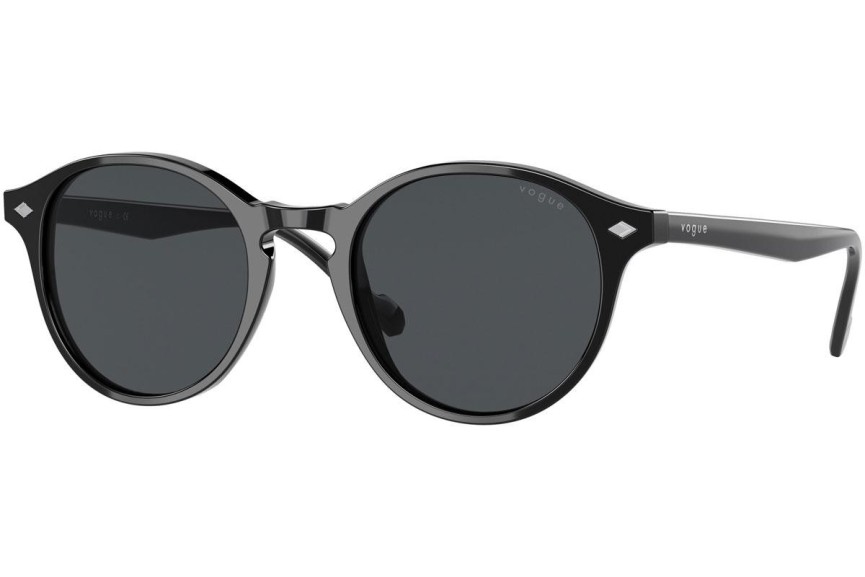 Okulary przeciwsłoneczne Vogue VO5327S W44/87 Okrągłe Czarne