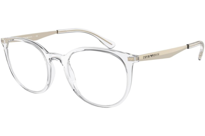Okulary korekcyjne Emporio Armani EA3168 5371 Okrągłe Przezroczyste
