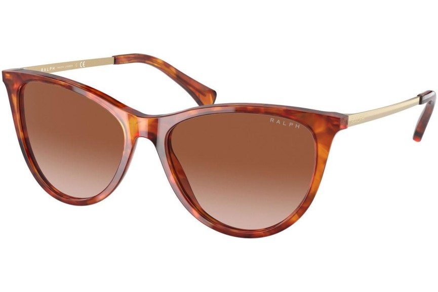 Okulary przeciwsłoneczne Ralph by Ralph Lauren RA5290 601113 Kocie oczy Havana
