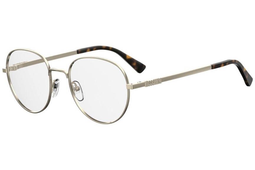 Okulary korekcyjne Moschino MOS533 3YG Okrągłe Złote