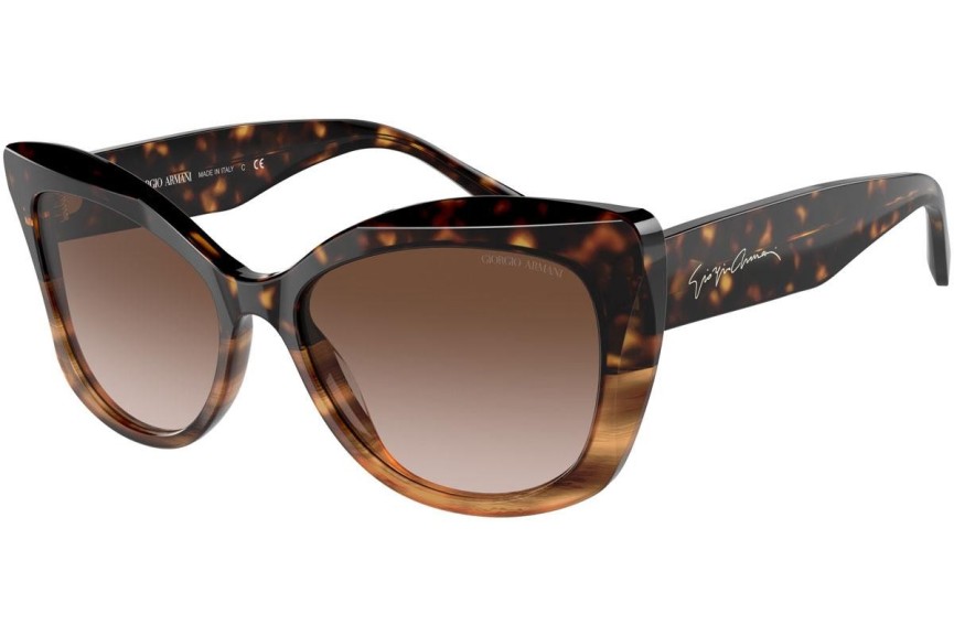 Okulary przeciwsłoneczne Giorgio Armani AR8161 592913 Kocie oczy Havana