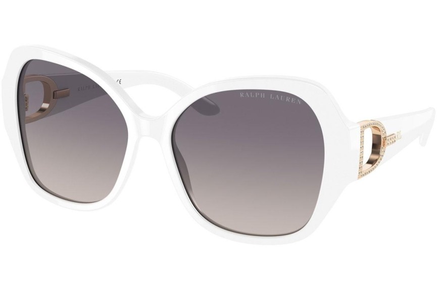 Okulary przeciwsłoneczne Ralph Lauren RL8202B 5544V6 Kocie oczy Białe