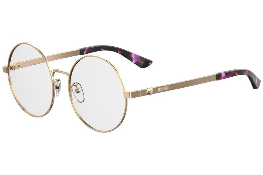Okulary korekcyjne Moschino MOS538/F 000 Okrągłe Złote