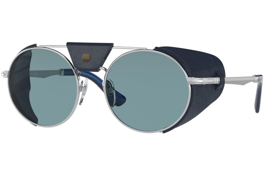 Okulary przeciwsłoneczne Persol PO2496SZ 1139P1 Polarized Okrągłe Srebrne