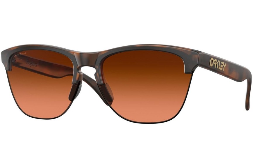 Okulary przeciwsłoneczne Oakley Frogskins Lite OO9374-50 Kwadratowe Havana