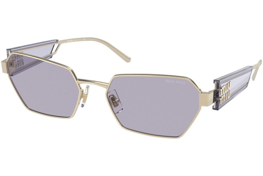 Okulary przeciwsłoneczne Miu Miu MU53WS ZVN05S Tiny Złote