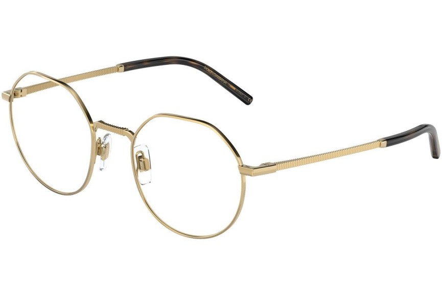 Okulary korekcyjne Dolce & Gabbana DG1344 02 Okrągłe Złote