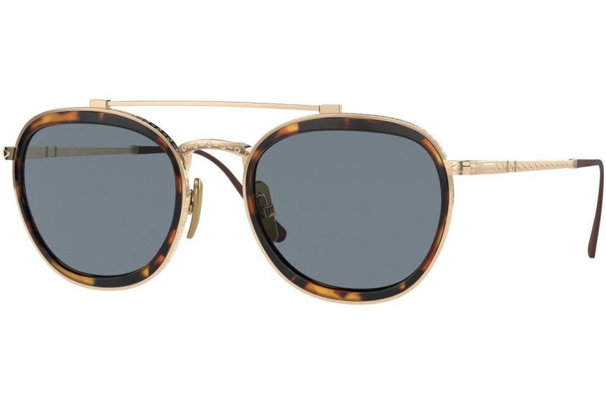 Okulary przeciwsłoneczne Persol PO5008ST 801356 Okrągłe Złote