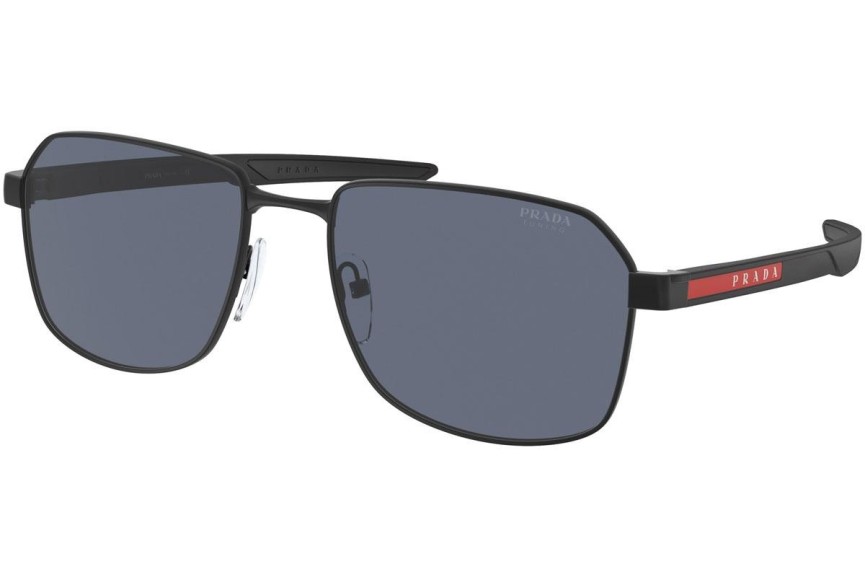 Okulary przeciwsłoneczne Prada Linea Rossa PS54WS DG009R Prostokątne Czarne