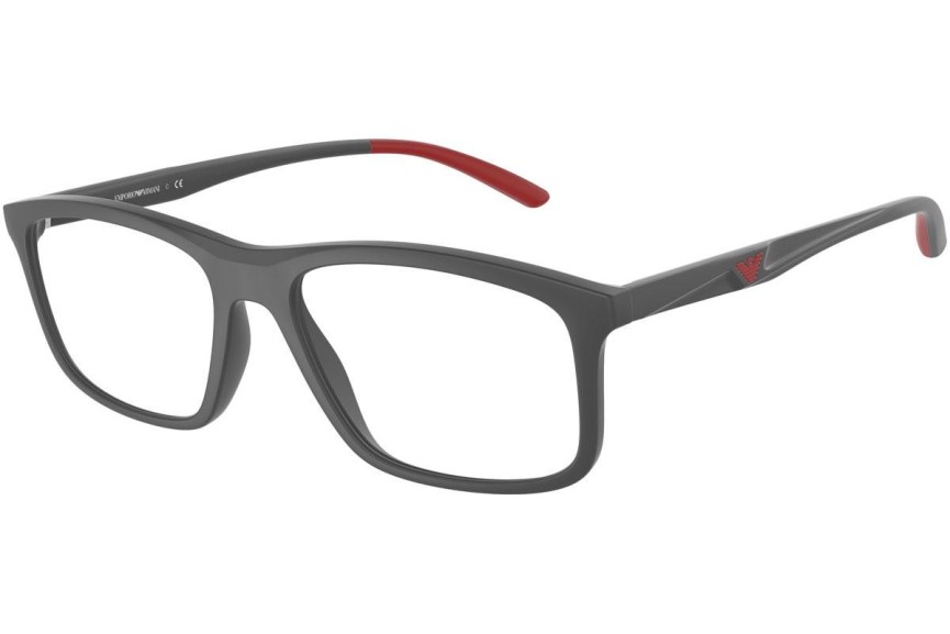 Okulary korekcyjne Emporio Armani EA3196 5437 Prostokątne Szare