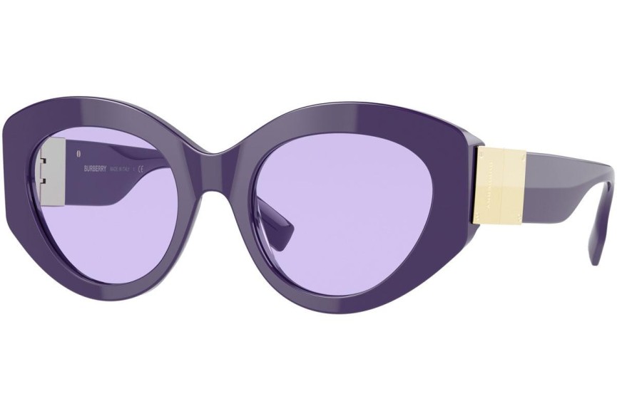 Okulary przeciwsłoneczne Burberry Sophia BE4361 39891A Kocie oczy Fioletowe