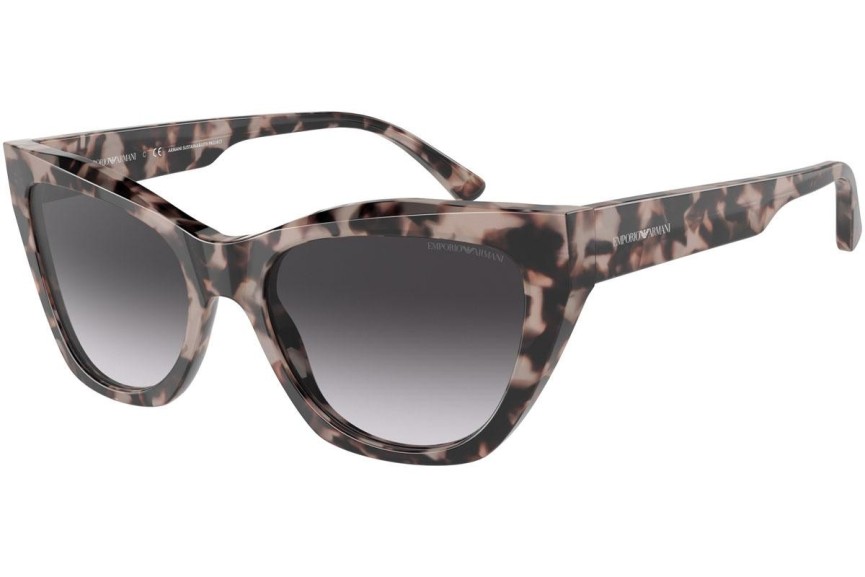 Okulary przeciwsłoneczne Emporio Armani EA4176 54108G Kocie oczy Havana