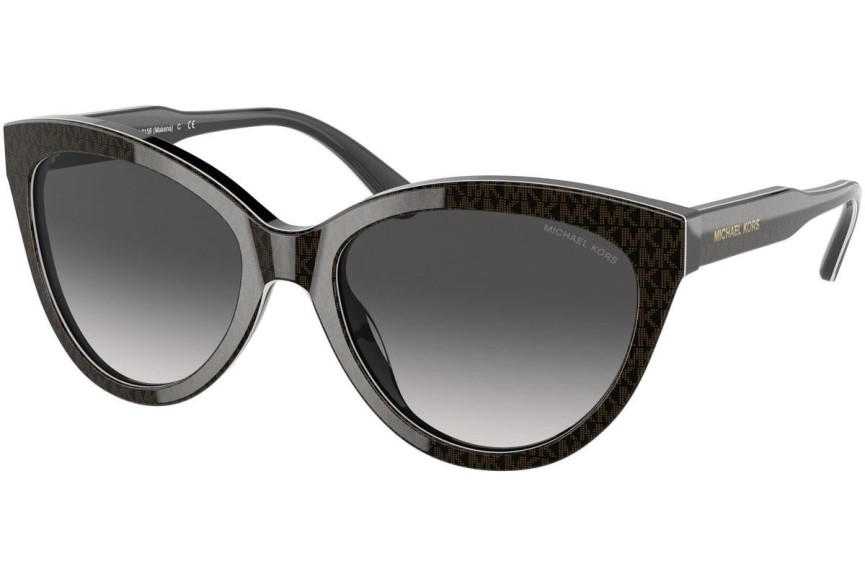 Okulary przeciwsłoneczne Michael Kors Makena MK2158 35658G Kocie oczy Brązowe
