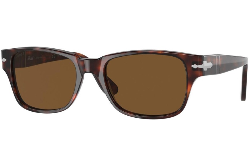 Aurinkolasit Persol PO3288S 24/57 Polarized Kulmikkaat Havana