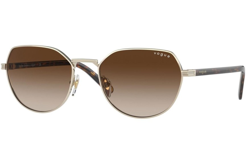 Okulary przeciwsłoneczne Vogue Eyewear VO4242S 848/13 Okrągłe Złote