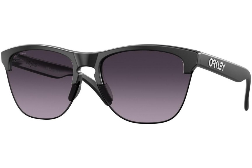 Okulary przeciwsłoneczne Oakley Frogskins Lite OO9374-49 Kwadratowe Czarne