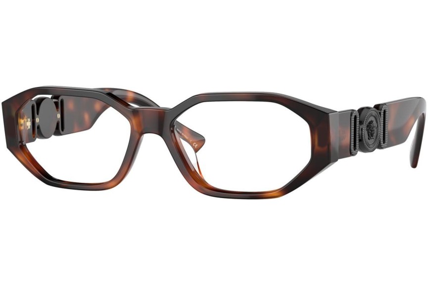 Okulary korekcyjne Versace VE3320U 5217 Prostokątne Havana