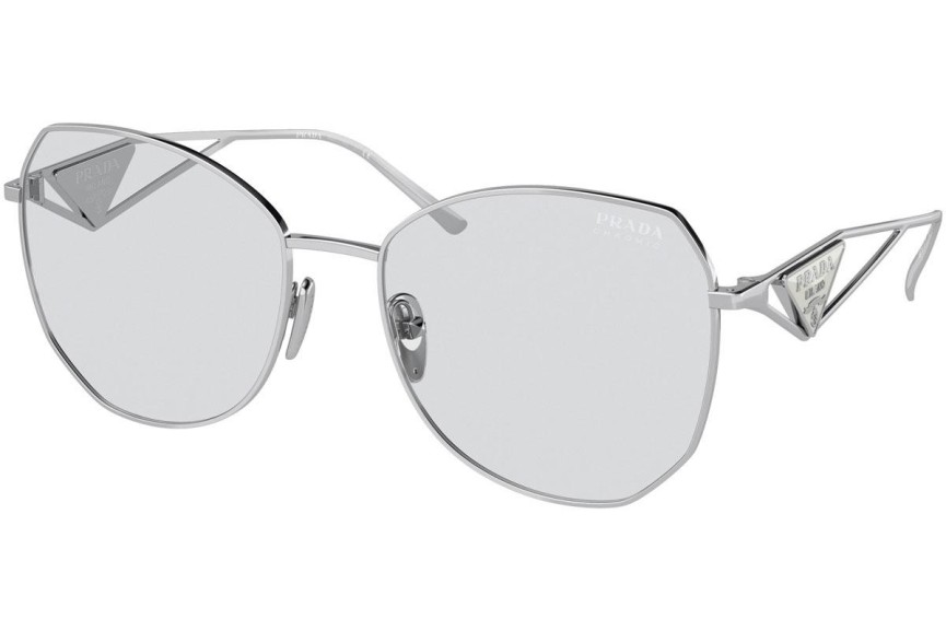 Okulary przeciwsłoneczne Prada PR57YS 1BC07D Okrągłe Srebrne