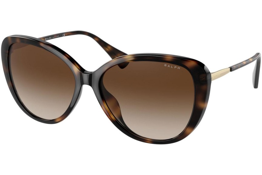 Okulary przeciwsłoneczne Ralph by Ralph Lauren RA5288U 500313 Kocie oczy Havana