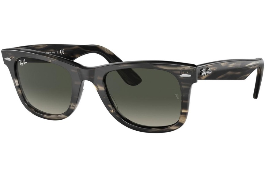 Okulary przeciwsłoneczne Ray-Ban Wayfarer RB2140 136071 Kwadratowe Szare