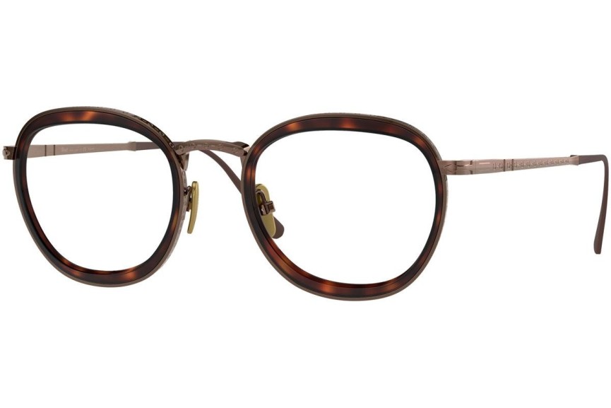 Okulary korekcyjne Persol PO5009VT 8016 Okrągłe Havana