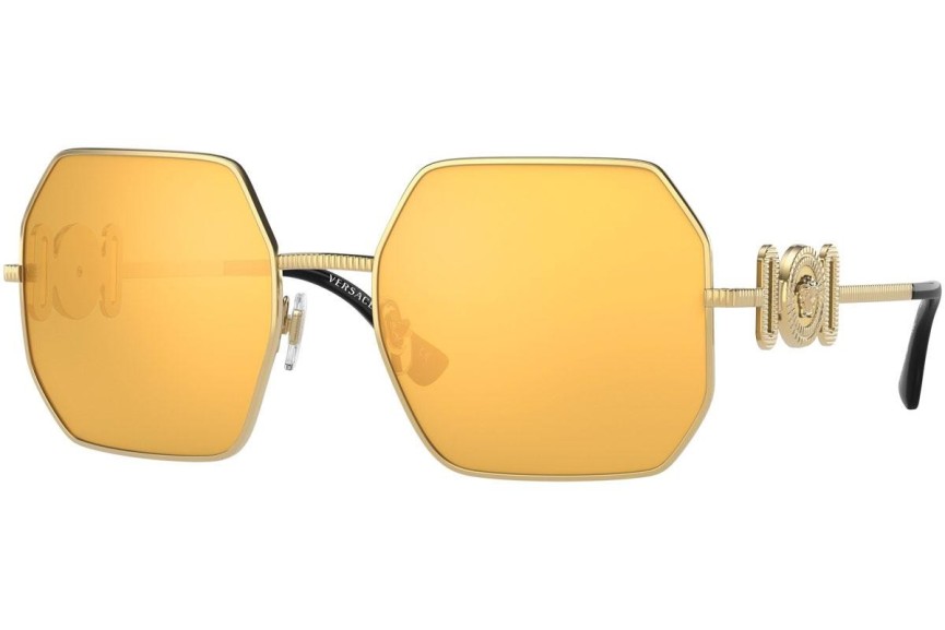 Okulary przeciwsłoneczne Versace VE2248 10027P Oversize Złote
