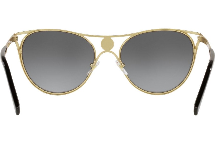 Okulary przeciwsłoneczne Versace VE2237 1433T3 Polarized Kocie oczy Czarne