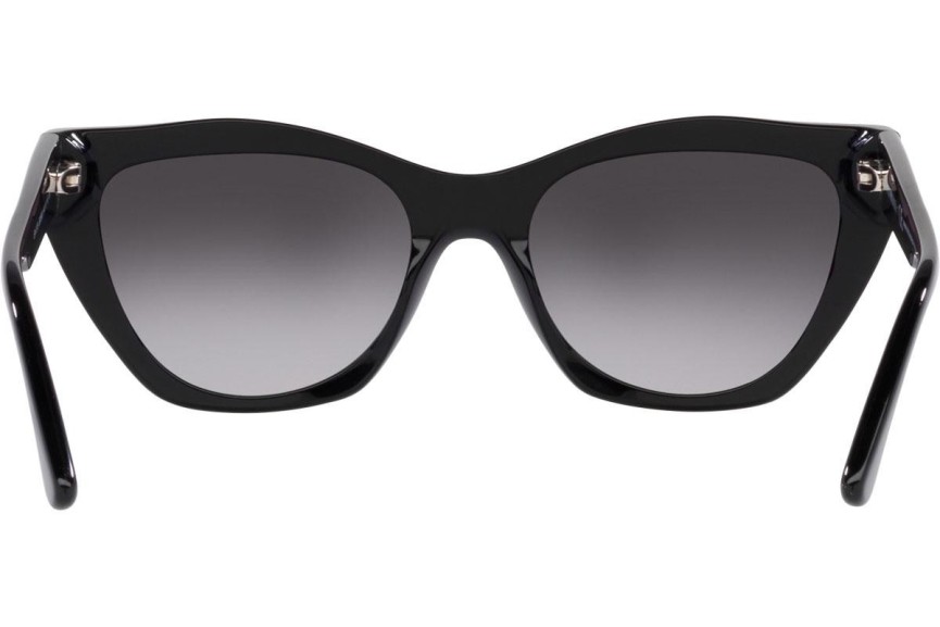 Okulary przeciwsłoneczne Emporio Armani EA4176 58758G Kocie oczy Czarne