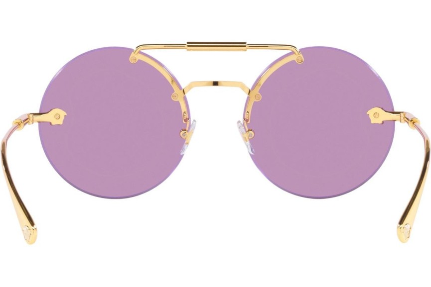 Okulary przeciwsłoneczne Versace VE2244 100269 Okrągłe Złote