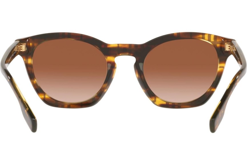 Okulary przeciwsłoneczne Burberry Yvette BE4367 398113 Kwadratowe Havana