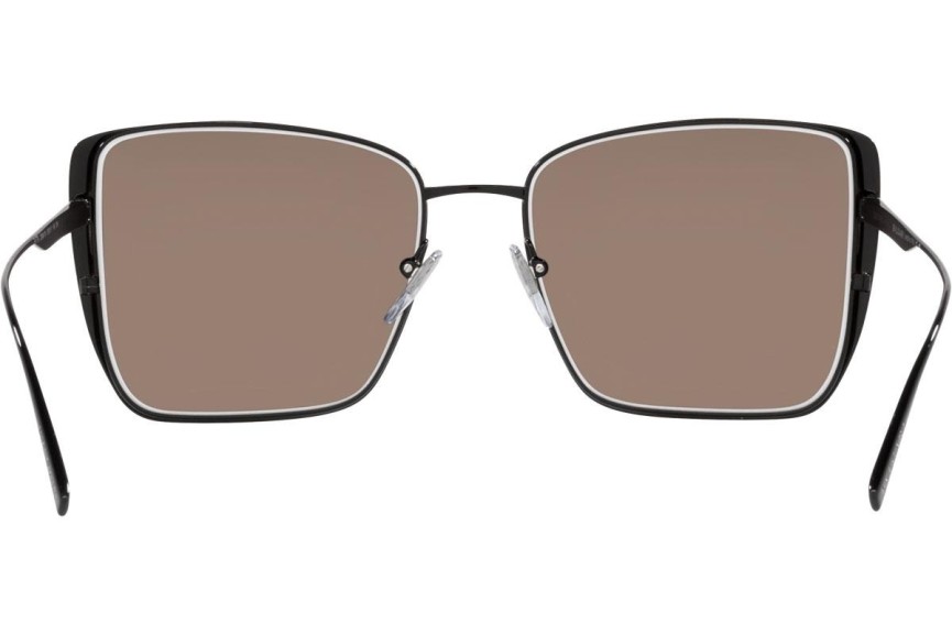 Okulary przeciwsłoneczne Bvlgari BV6176 20660V Kwadratowe Czarne