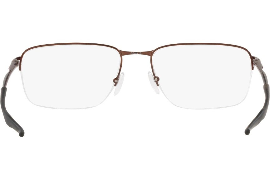 Okulary korekcyjne Oakley Wingback SQ OX5148-07 Prostokątne Brązowe
