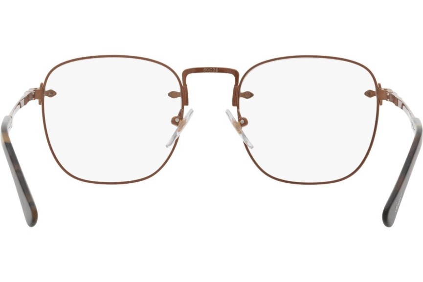 Okulary korekcyjne Persol PO2490V 1148 Kwadratowe Brązowe