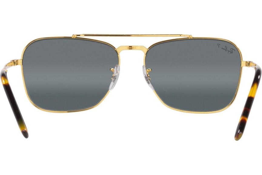 Napszemüvegek Ray-Ban New Caravan Chromance Collection RB3636 9196G6 Polarized Szogletes Arany