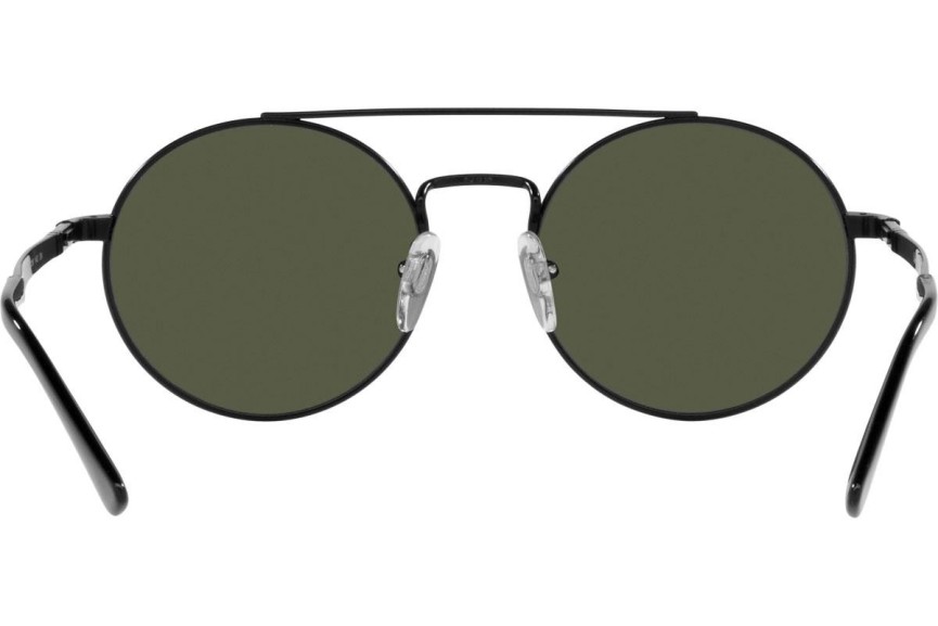Okulary przeciwsłoneczne Persol PO2496S 113831 Okrągłe Czarne
