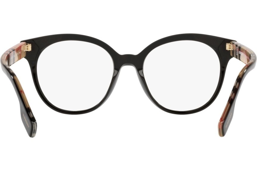Okulary korekcyjne Burberry Jacqueline BE2356 3942 Okrągłe Czarne