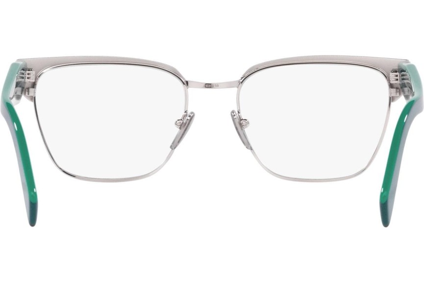 Okulary korekcyjne Prada PR65YV GAQ1O1 Browline Czarne