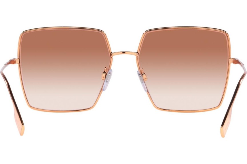 Okulary przeciwsłoneczne Burberry Daphne BE3133 133713 Kwadratowe Złote