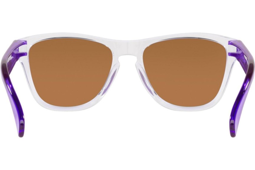 Okulary przeciwsłoneczne Oakley Frogskins XXS OJ9009-03 Kwadratowe Przezroczyste