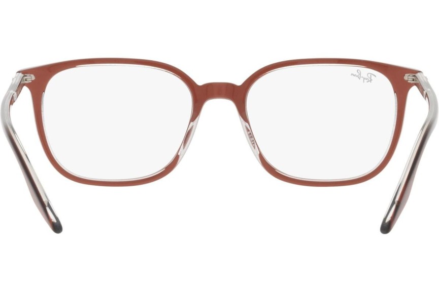 Okulary korekcyjne Ray-Ban RX5406 8171 Kwadratowe Brązowe