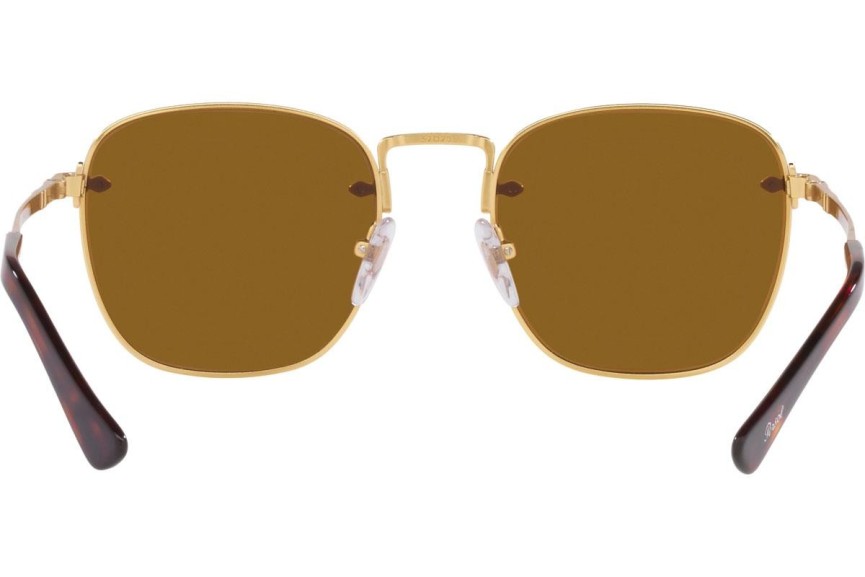 Okulary przeciwsłoneczne Persol PO2490S 114233 Kwadratowe Złote