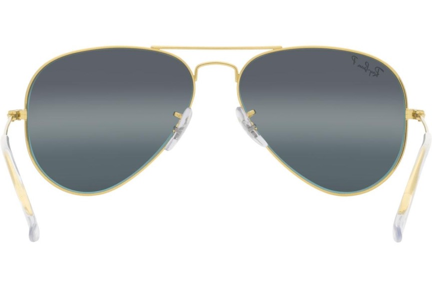 Слънчеви очила Ray-Ban Aviator Chromance Collection RB3025 9196G6 Polarized Пилотни Златна