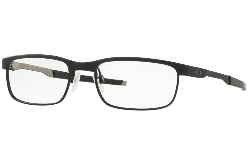 Okulary korekcyjne Oakley Steel Plate OX3222-01 Prostokątne Czarne