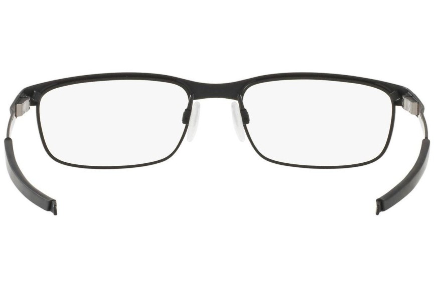 Okulary korekcyjne Oakley Steel Plate OX3222-01 Prostokątne Czarne
